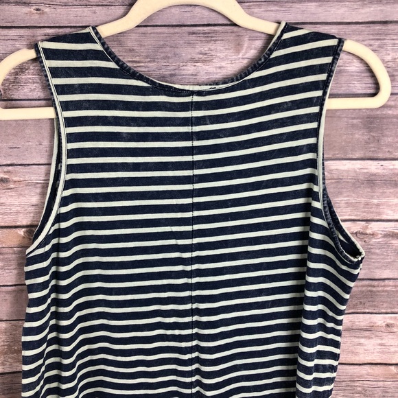 Stitchfix RD Style striped sleeveless hi low tunic - Picture 6 of 7